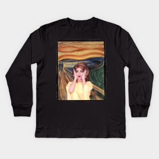 Alyssa Scream Kids Long Sleeve T-Shirt